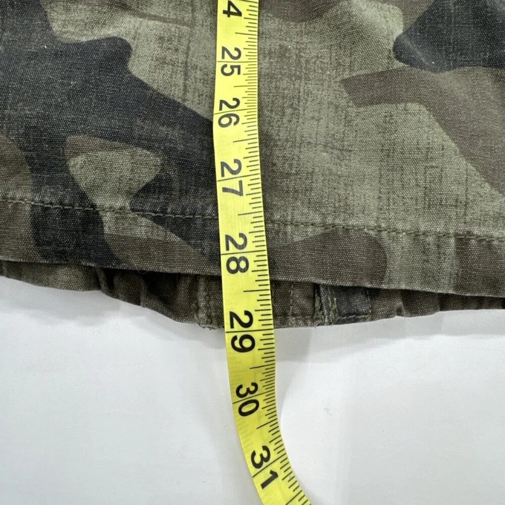 GAP Field Army Jacket Youth XXL 14 16 Camo Anorak Hooded Military Lined Canvas